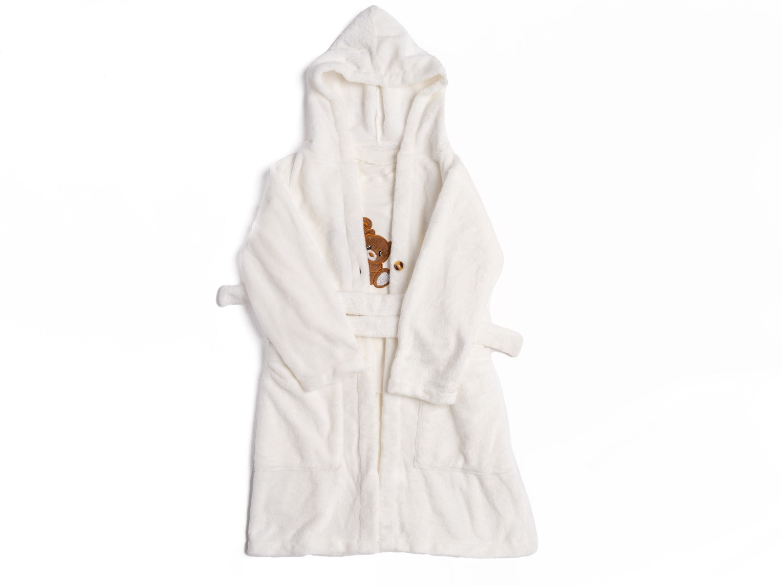 بجامه مع روب بجامه - قطن