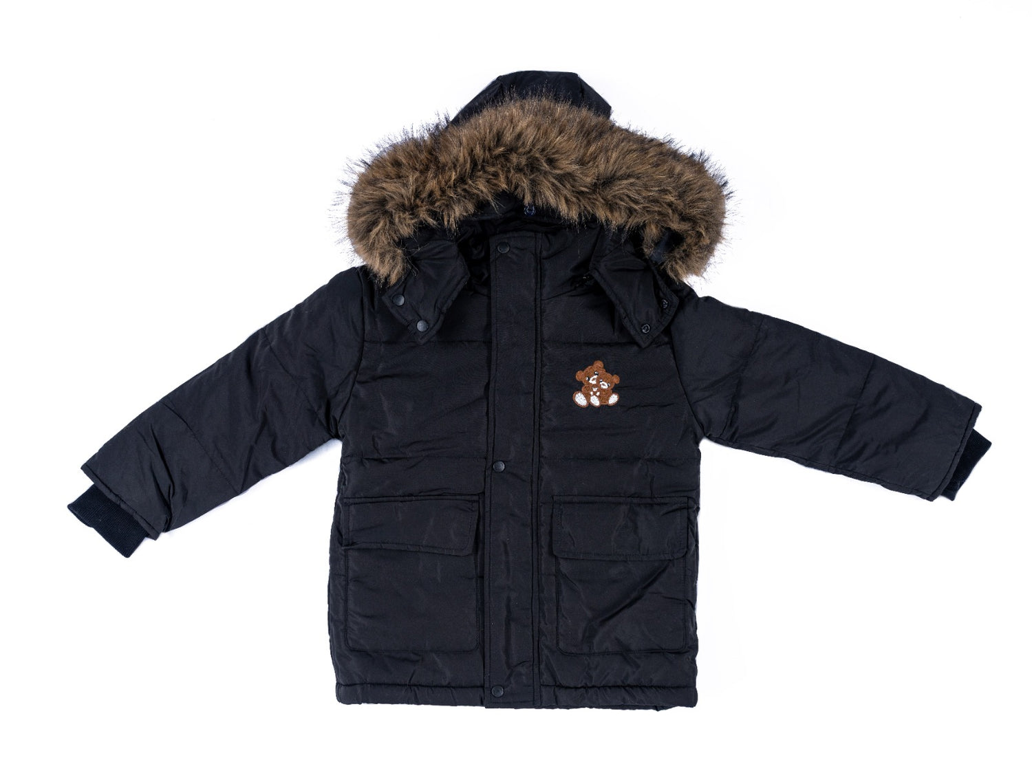 بدلة سكي أسود - قطن