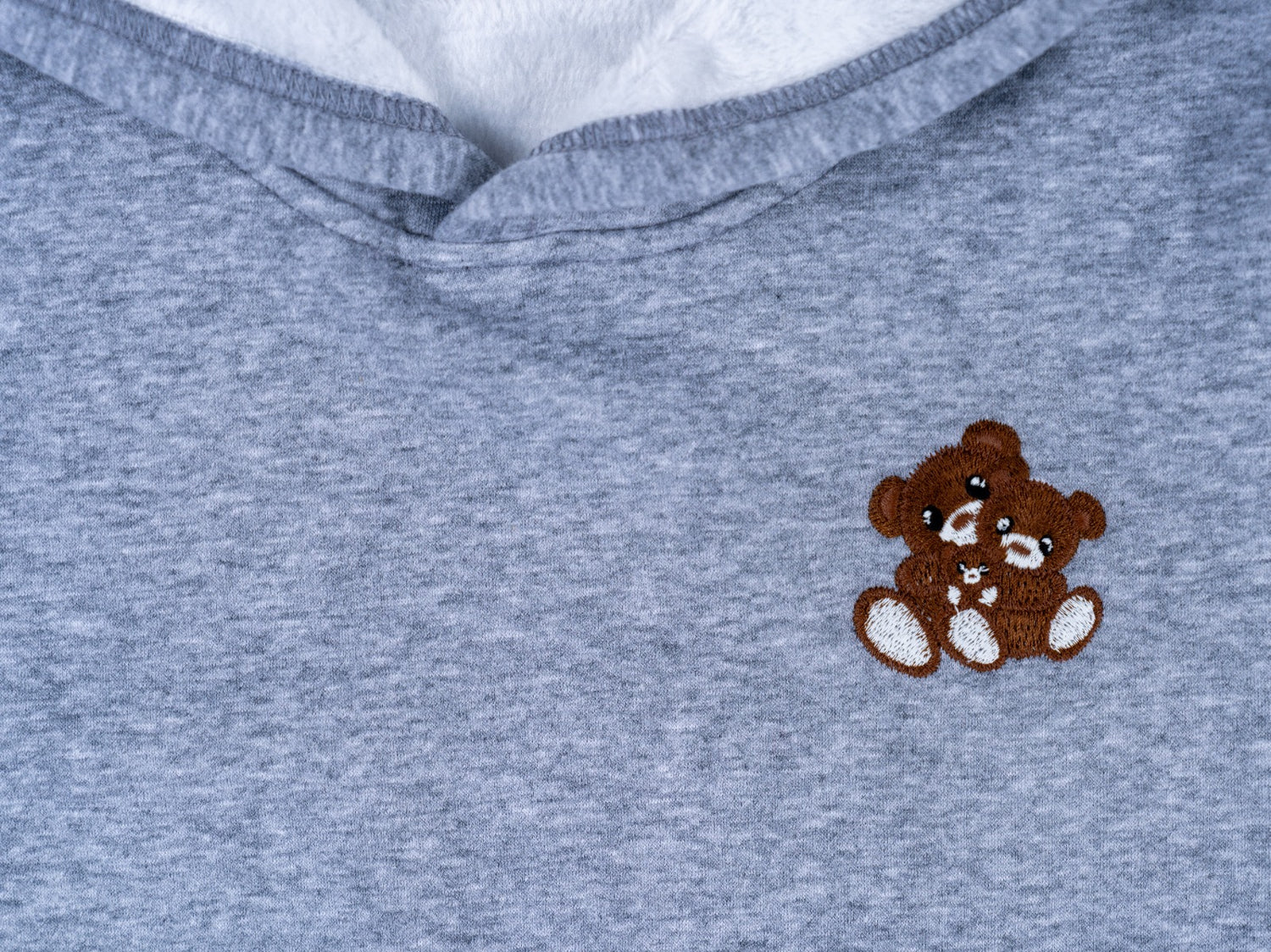 هودي رمادي - قطن