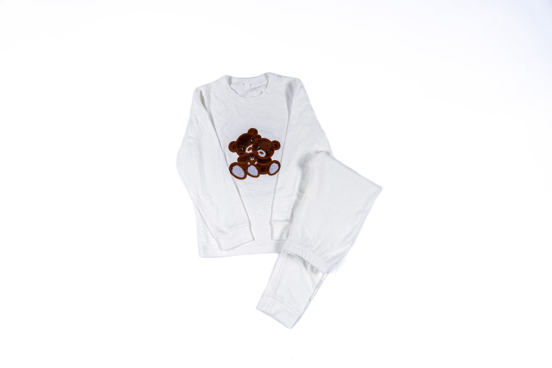 بجامه مع روب بجامه - قطن