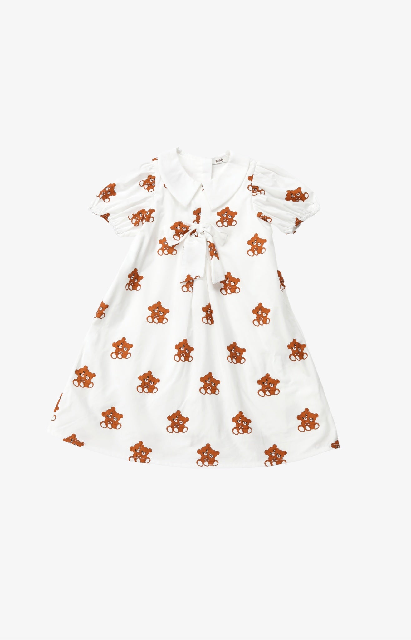 Teddy print dress