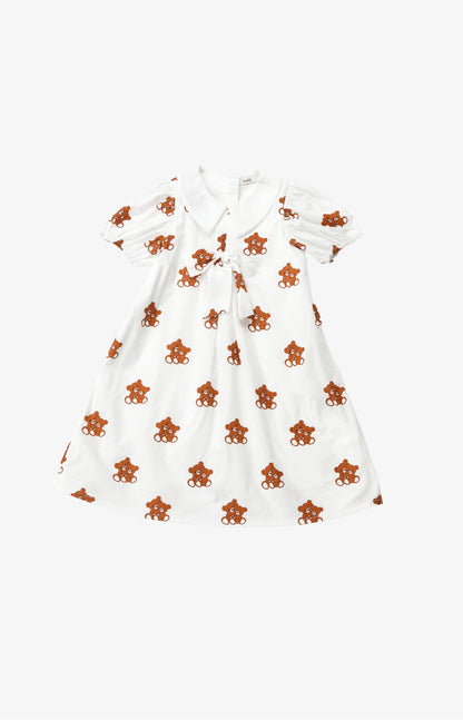 Teddy print dress