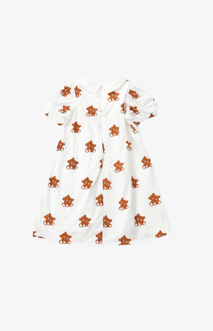 Teddy print dress